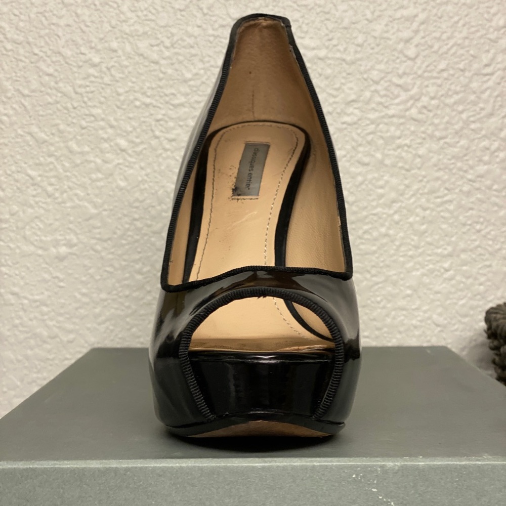Gently Worn black patent pumps. Nordstrom purchase with original box.